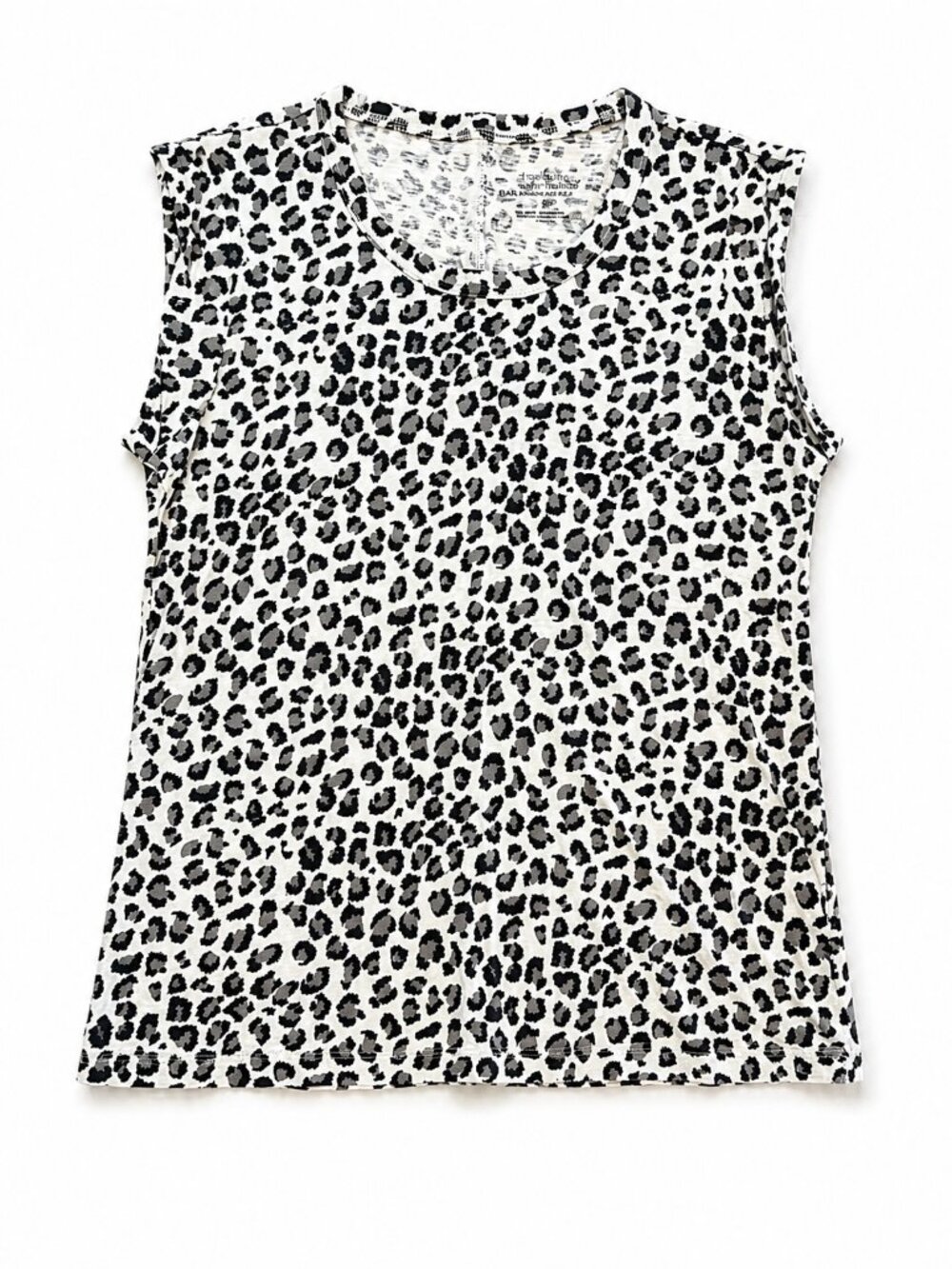 Banana Republic Malibu Tee Leopard Print Sleeveless Top Small